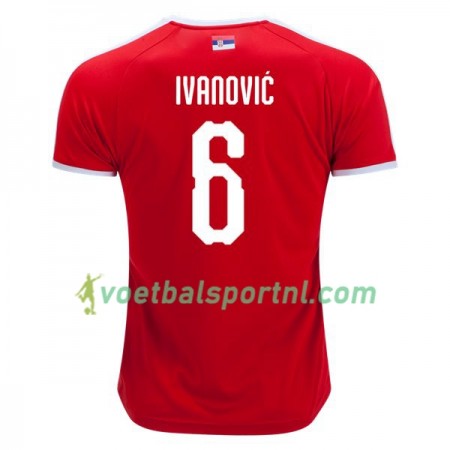 Serbia Ivanovic 6 Thuis Shirt WK voetbal 2018